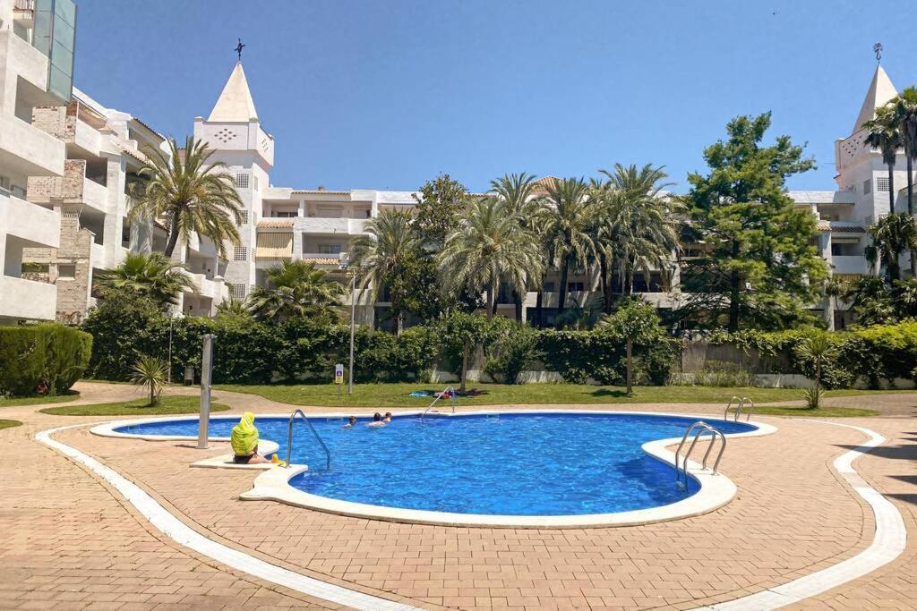 Blue Marina - Terraza, Piscina Y Wifi Gratis Lejlighed Roses Eksteriør billede