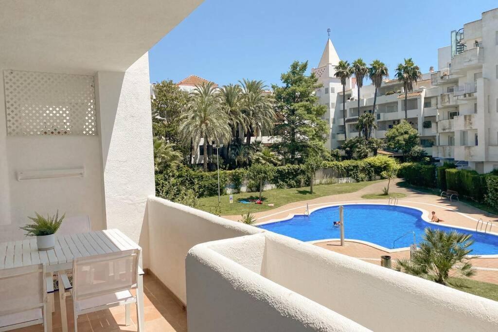Blue Marina - Terraza, Piscina Y Wifi Gratis Lejlighed Roses Eksteriør billede